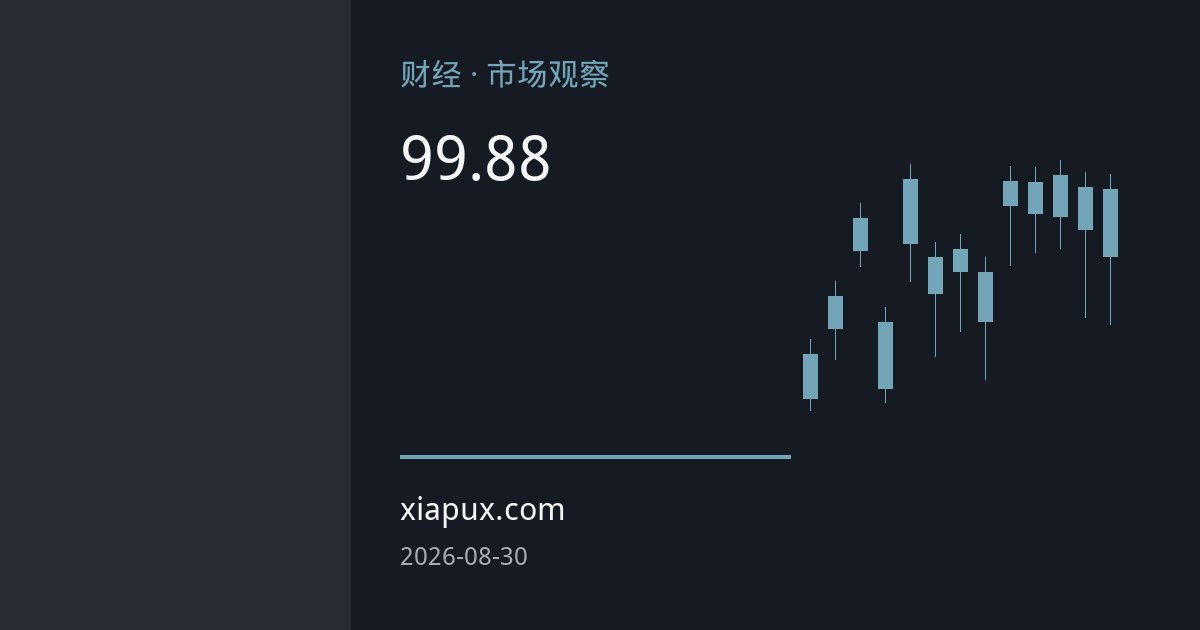 美元指数反弹遇关键阻力，99.88成中期趋势分水岭