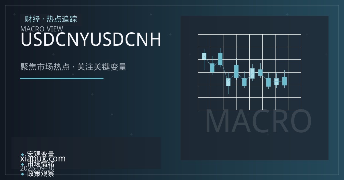 人民币汇率中间价与离岸在岸价差观察：USDCNY与USDCNH的短期脉络