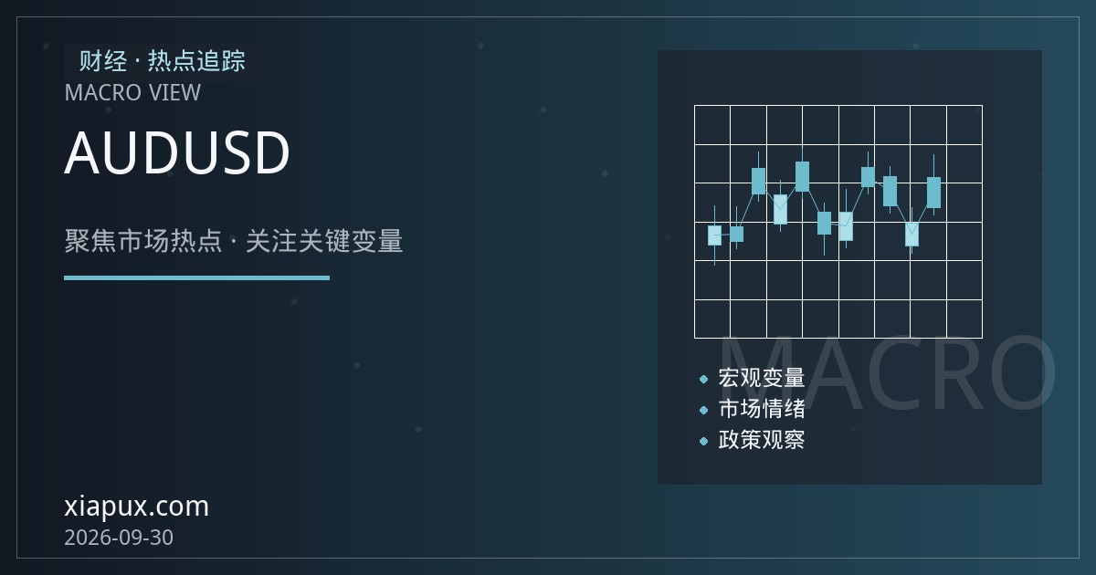澳洲联储按兵不动叠加中国经济数据，AUDUSD期货驱动逻辑生变