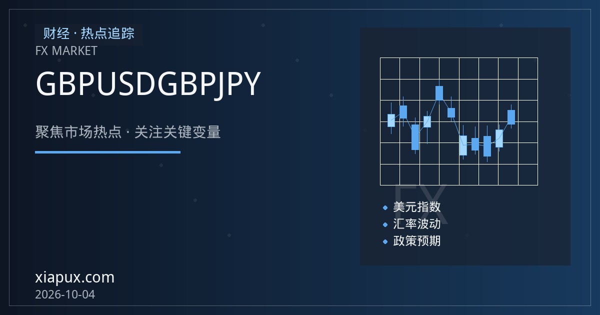 英镑定价逻辑生变：从英央行降息预期看GBPUSD与GBPJPY联动